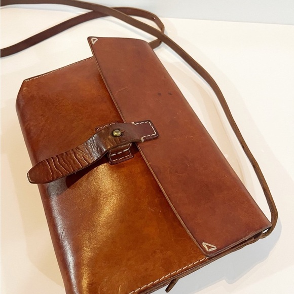Madewell Dover Brown Leather Crossbody  Shoulder Bag Adjustable Strap - Picture 5 of 9
